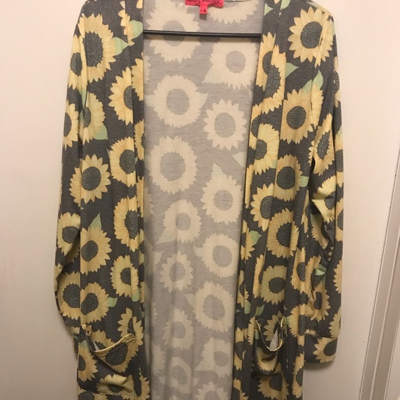 Simply Southern Sunflower Cardigan 